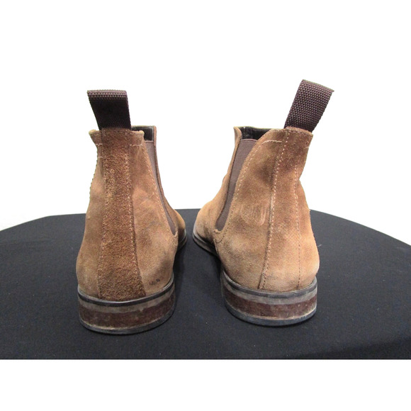 Flag Ltd. Brown Suede Pull On Chelsea Boots Men Sz 10 M - Picture 7 of 12